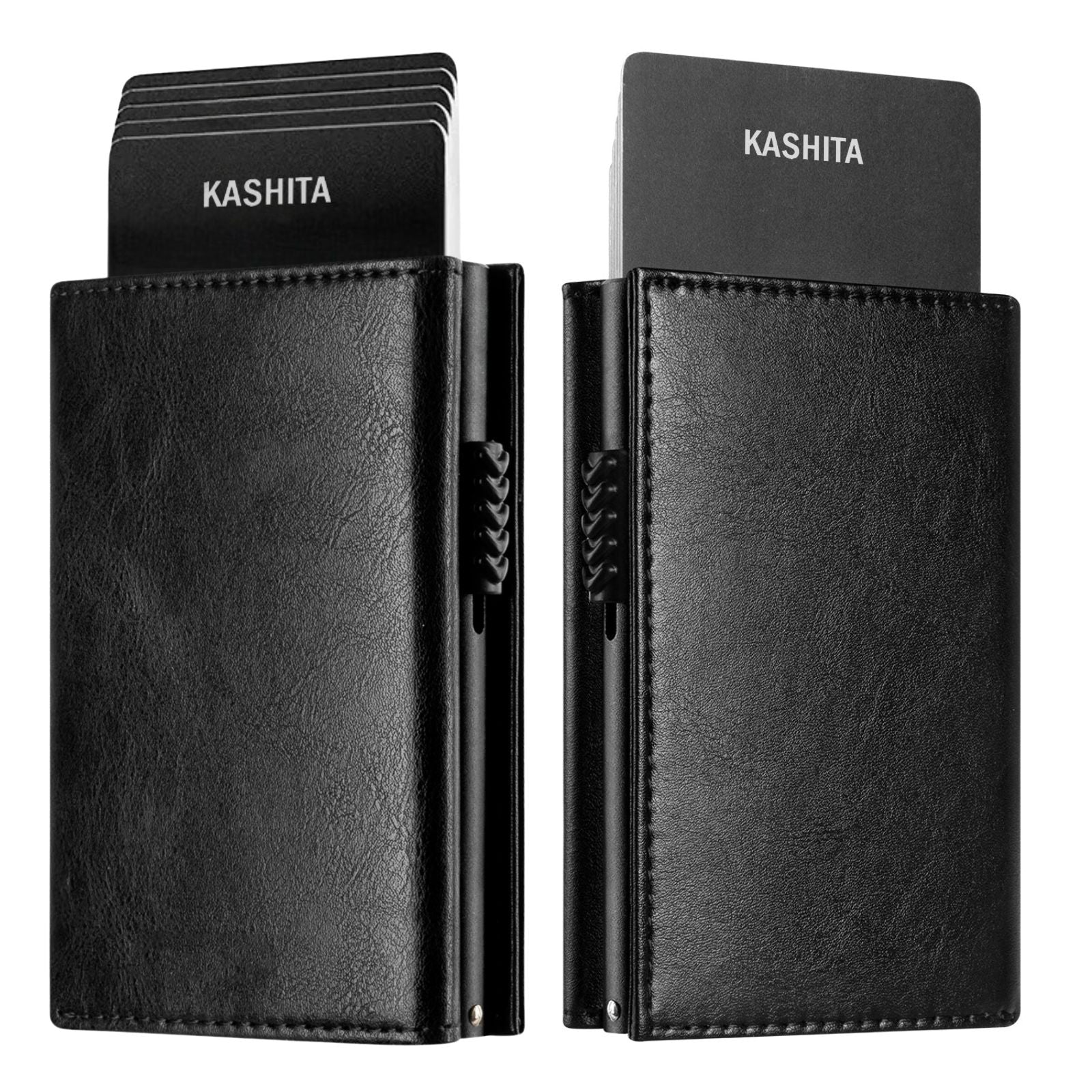 Billetera Ejecutivo Black - Cuero Liso