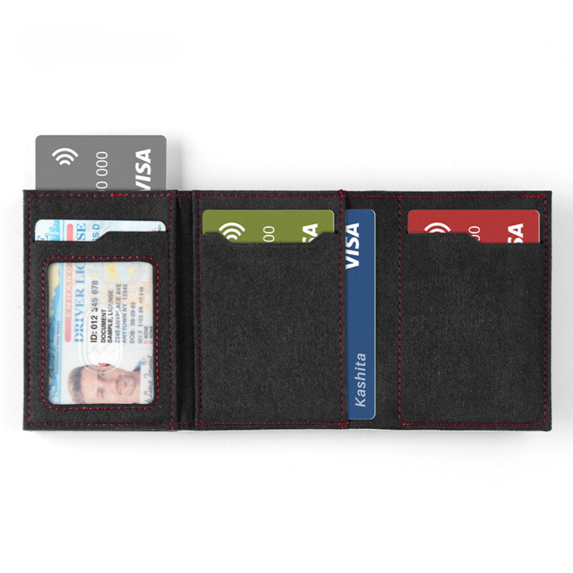 Billetera - Cuero Alcantara® RFID