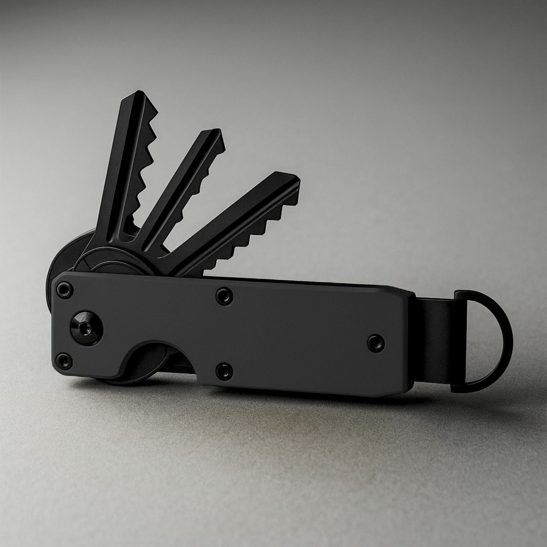 All Black Pack | Kit Billetera + Llavero Negro