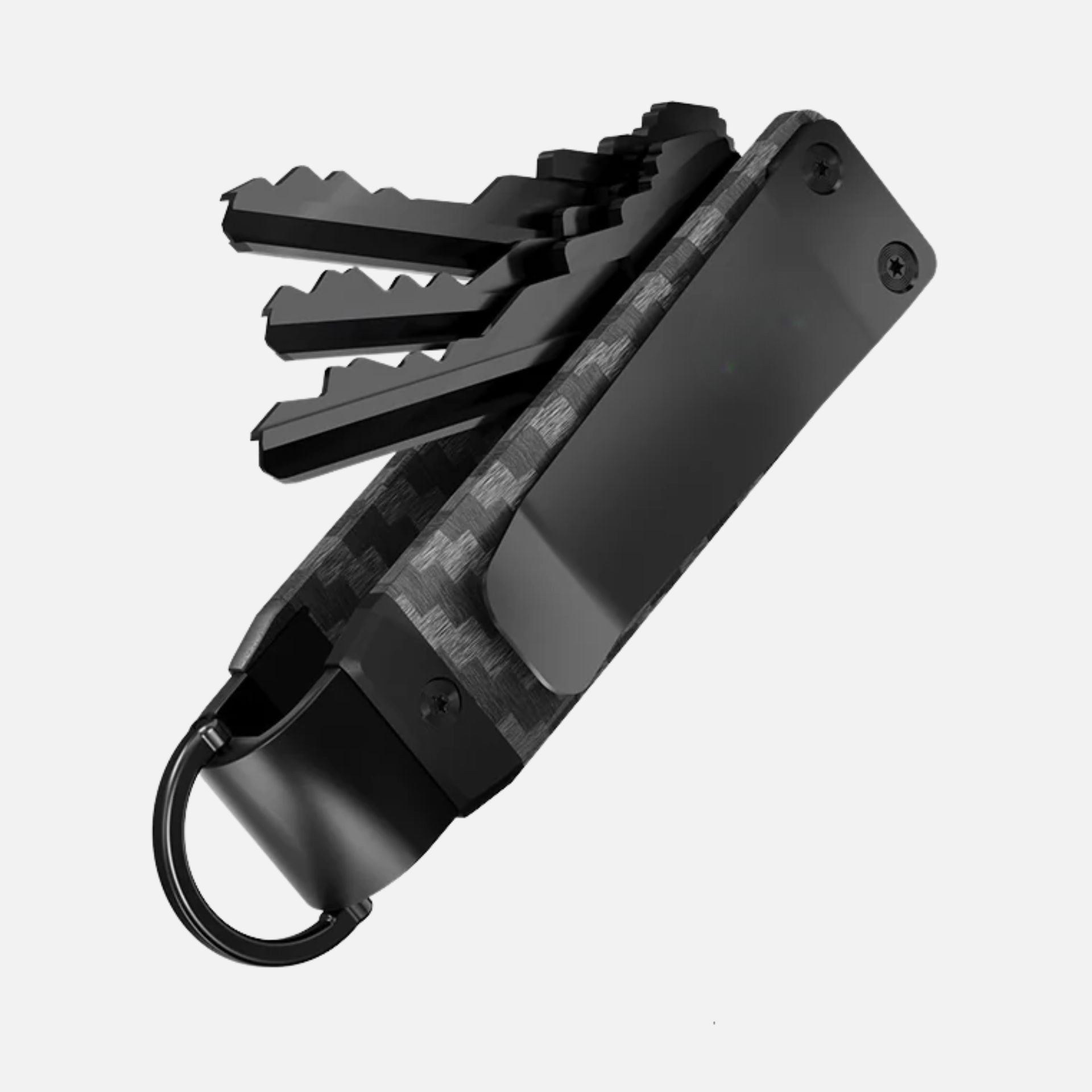 KeyCase Carbon Fiber Premium | Llavero Fibra de Carbono Negro