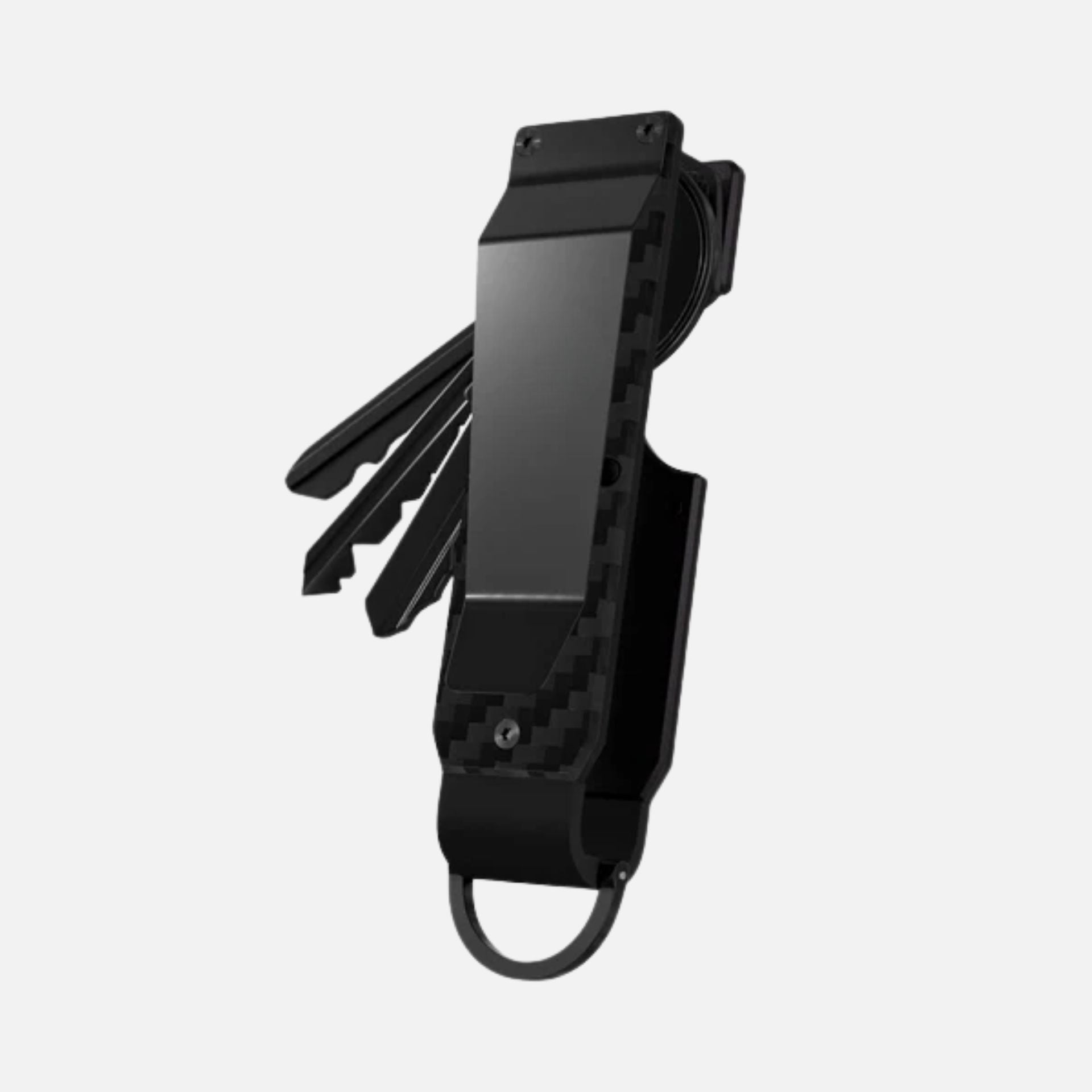 KeyCase Carbon Fiber Premium | Llavero Fibra de Carbono Negro