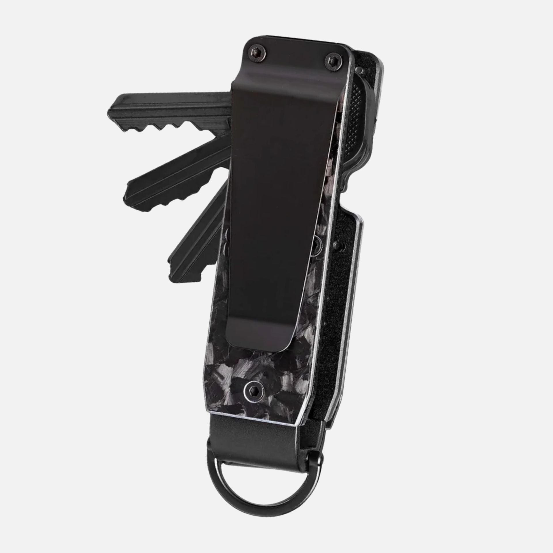 KeyCase Forged Carbon Black | Organizador de Llaves Negro Forjado