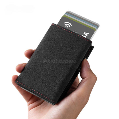Billetera - Cuero Alcantara® RFID