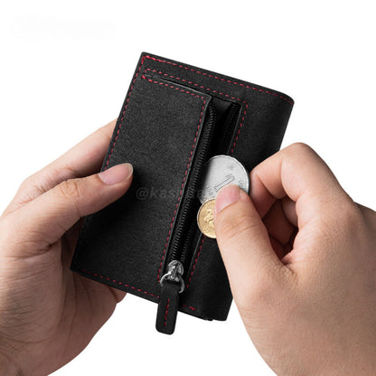Billetera - Cuero Alcantara® RFID
