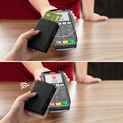 Billetera - Cuero Alcantara® RFID