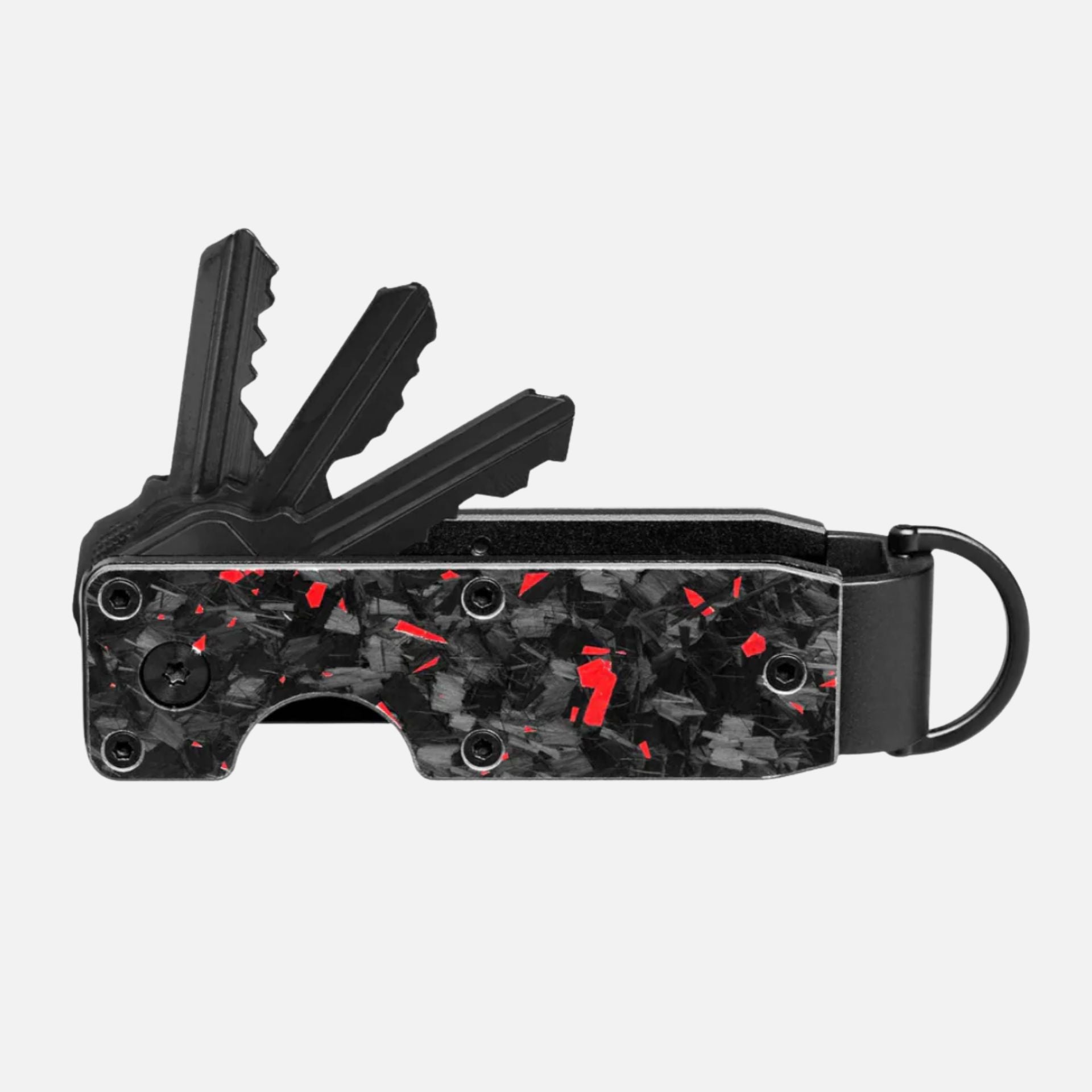 KeyCase Forged Ember | Organizador de Llaves Forjado Rojo