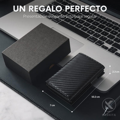Carbon Fiber Pack | Kit Billetera + Llavero Carbon Fiber