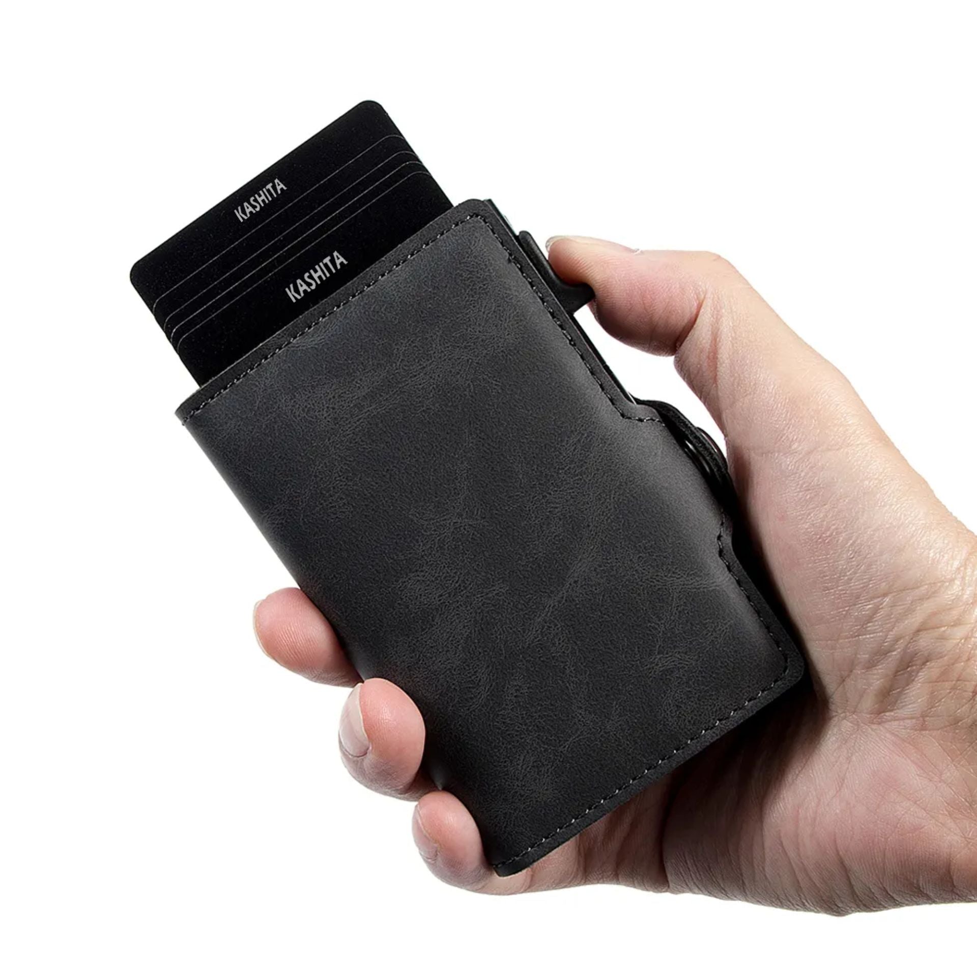 Billetera Tarjetero De Aluminio Gray RFID Anti Clonación | Gris