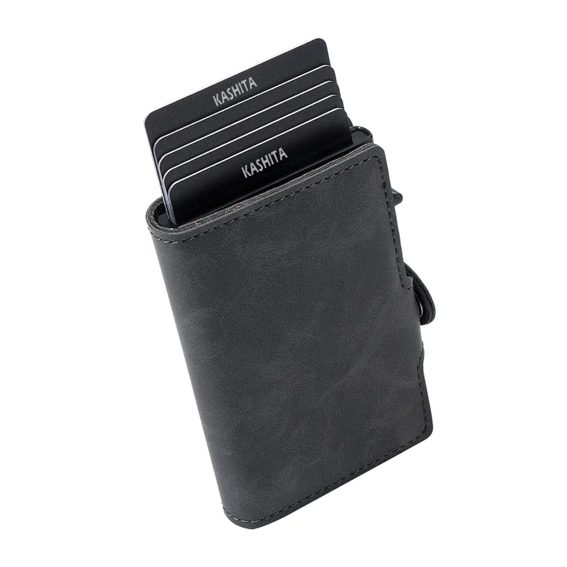 Billetera Tarjetero De Aluminio Gray RFID Anti Clonación | Gris