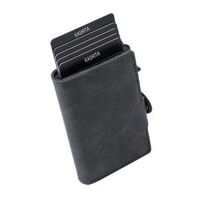 Billetera Tarjetero De Aluminio Gray RFID Anti Clonación | Gris