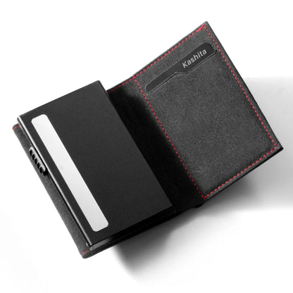 Billetera - Cuero Alcantara® RFID