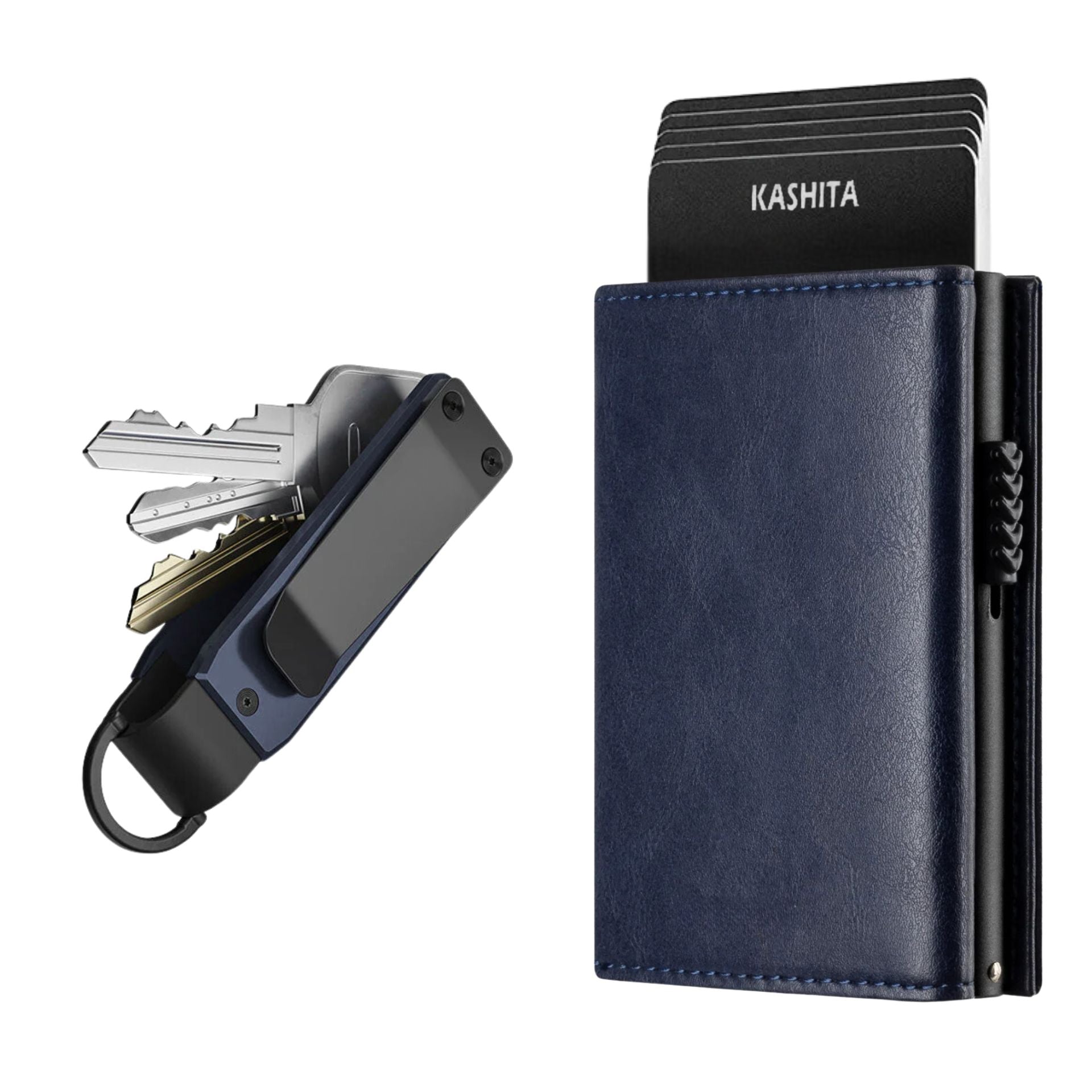 Navy Pack | Kit Billetera + Llavero Royale Blue (Azul)