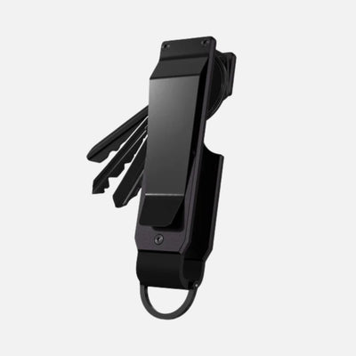 All Black Pack | Kit Billetera + Llavero Negro